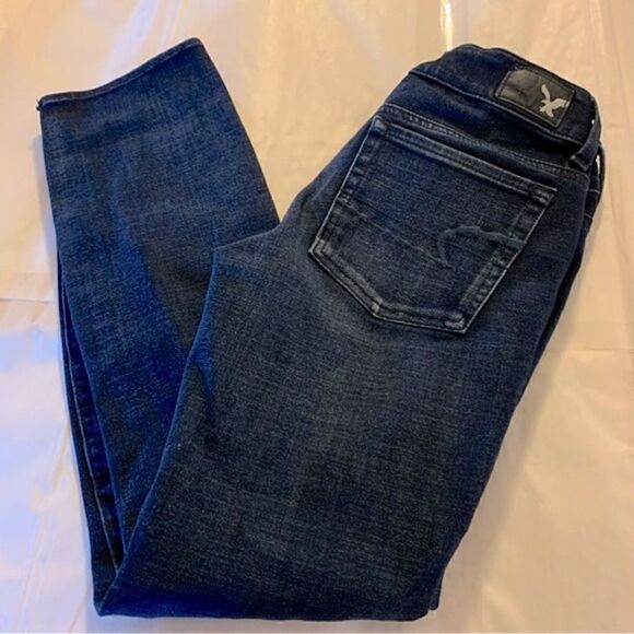 American Eagle Jeans ‘Artist Crop’ ‘360 Next Level Stretch’ ‘AEO Denim X4’ Sz 2 - Picture 4 of 4